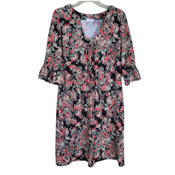 Jude Connally Michelle Tunic Dress Paisely Print - Picture 1 of 9